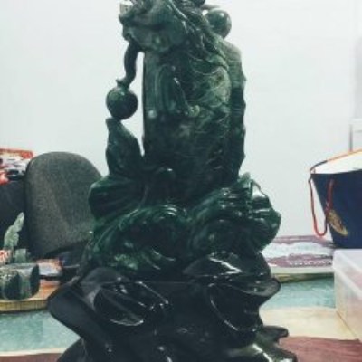 Jade statue